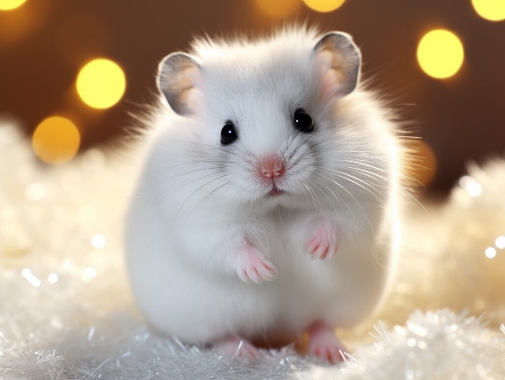 Dwarf Winter White Russian Hamster