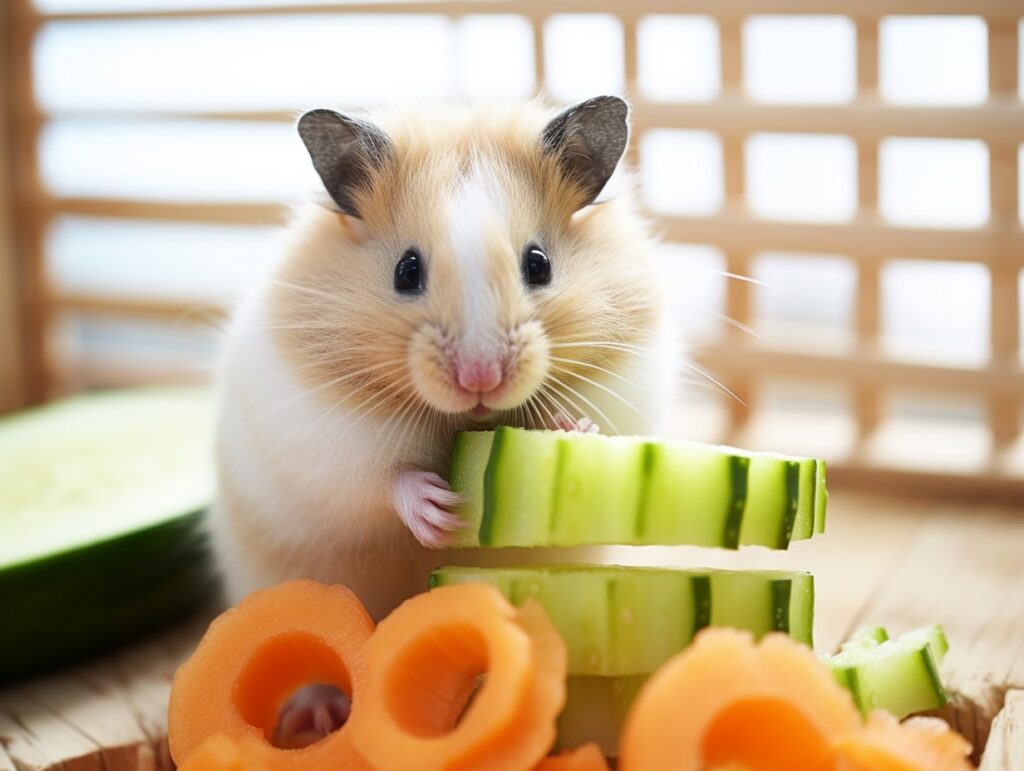 cucumber in hamster diet